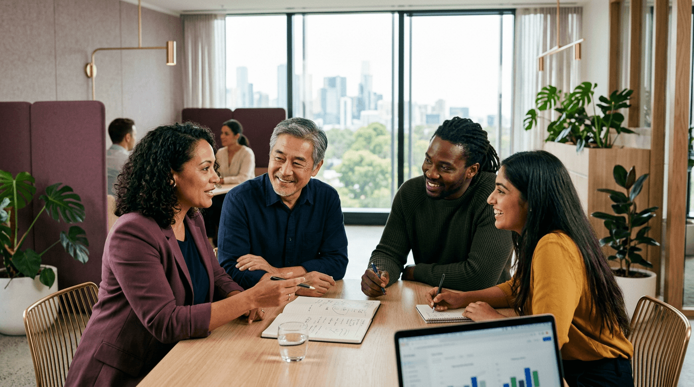 Change Leadership and Culture Transformation for Australian SMEs — Human-centred change for restructures, technology rollouts, and culture shifts.